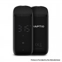 Authentic Vaptio Real 13W 500mAh TC VW Touch Pod System Starter Kit - Black, 1.5ml, 0.8ohm, 9~13W, 100~315'C