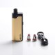 Authentic SMOKTech SMOK RPM Lite 40W 1250mAh VW Box Mod Pod System Vape Starter Kit - Gold, 3.2ml, 0.4ohm / 0.8ohm, 1~40W