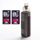 Authentic VOOPOO DRAG S 60W 2500mAh VW Mod Pod System Vape Starter Kit - Classics, Alloy + Leather, 4.5ml, 0.2ohm /0.3ohm, 5~60W