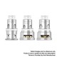 Authentic Sigelei Snowwolf Taze-Alpha Replacement Coil Head for Snowwolf P50 Kit / P40 Mini Kit - Silver, 1.0ohm (5 PCS)