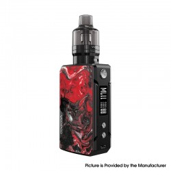 Authentic VOOPOO Drag Mini 117W 4400mAh VW Box Mod Starter Kit w/ PnP Tank - B-Rhodonite, 5~117W (Refresh Standard Edition)