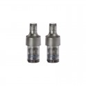 Authentic Acrohm Fush Nano Pod System Kit Replacement Pod Cartridge w/ 1.0ohm Mesh Coil - Black, 1.8ml (2 PCS)