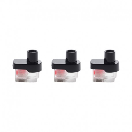 Authentic SMOKTech SMOK RPM Lite Pod System Kit Replacement Empty RPM Pod Cartridge - Black + Transparent, 3.2ml (3 PCS)