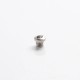 SXK Replacement Air Closed Screw Insert Plug for Flash e-Vapor V4.5 / V4.5S+ RTA - Silver, 3.3 x 3.8mm (1 PC)
