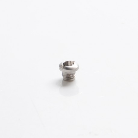 SXK Replacement Air Closed Screw Insert Plug for Flash e-Vapor V4.5 / V4.5S+ RTA - Silver, 3.3 x 3.8mm (1 PC)