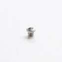 SXK Replacement Air Closed Screw Insert Plug for Flash e-Vapor V4.5 / V4.5S+ RTA - Silver, 3.3 x 3.8mm (1 PC)