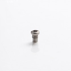 SXK Replacement Bohrung Airflow Insert Air Screw for Flash e-Vapor V4.5/V4.5S+ RTA - Silver, 1.7mm Airhole, 5.03 x 3.86mm (1 PC)