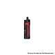 Authentic SMOKTech SMOK SCAR-P3 80W 2000mAh VW Box Mod Pod System Starter Kit - Fluid Red, Zinc Alloy, 5~80W