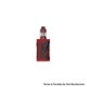 Authentic SMOKTech SMOK SCAR-18 230W VW Mod Starter Kit w/ TFV9 Tank - Fluid Red, Zinc Alloy + SS, 1~230W, 2 x 18650