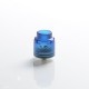 Authentic Hellvape Dead Rabbit SE RDA Rebuildable Dripping Vape Atomizer w/ BF Pin - Blue, PCTG + SS, 24mm Diameter