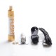 Authentic Acrohm Fush Nano Mesh 15W 550mAh AIO Pod System Vape Starter Kit - Gold, 1.8ml, 1.0ohm (Limited Edition)