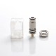 Authentic Wellon Beyond AIO Pod System Vape Kit Replacement RBA Coil Head - Silver, Stainless Steel (1 PC)