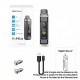 Authentic Storm V-PM 40 40W VW Box Mod Pod System Starter Kit - Gray, 4.8ml, 0.35ohm / 0.6ohm, 5~40W, 1 x 18650