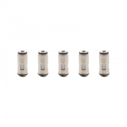 Authentic Asvape Hita Mech Mod RBA Pod Kit Replacement DTL Mesh Coil Head - Silver, 0.5ohm (5 PCS)