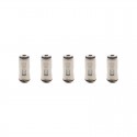 Authentic Asvape Hita Mech Mod RBA Pod Kit Replacement DTL Mesh Coil Head - Silver, 0.5ohm (5 PCS)