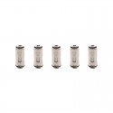 Authentic Asvape Hita Mech Mod RBA Pod Kit Replacement DTL Mesh Coil Head - Silver, 0.5ohm (5 PCS)