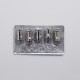 Authentic Asvape Hita Mech Mod RBA Pod Vape Kit Replacement DTL Mesh Coil Head - Silver, 0.5ohm (5 PCS)