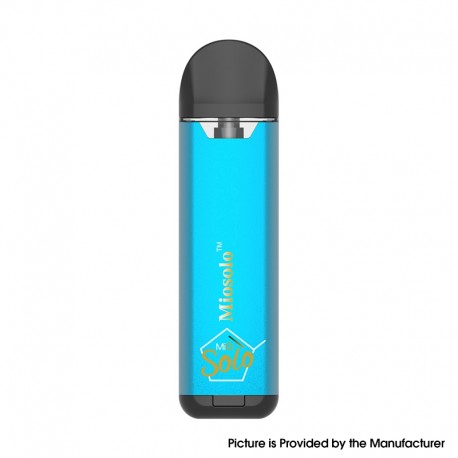 Authentic Sense Miosolo 480mAh Pod System Starter Kit - Blue, 2ml