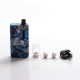 Authentic ThinkVape Thor AIO 80W VW Box Mod Pod System Vape Starter Kit - Cassette, 3.0ml, 0.2ohm / 0.5ohm, 5~80W, 1 x 18650