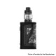 Authentic SMOKTech SMOK SCAR-P18 230W VW Mod Vape Starter Kit with TFV9 Tank - Fluid Black Grey, Zinc Alloy, 1~230W, 2 x 18650