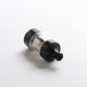 Authentic Innokin Ares 2 D24 MTL RTA Rebuildable Tank Vape Atomizer - Black, Stainless Steel + Glass, 4.0ml, 24mm Diameter