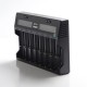 Authentic XTAR VC8 8 Bay Eight-Slot 3A Smart Li-ion Battery Charger for 18650 / 26650 / 20700 / 21700 Batteries, etc. - Black