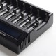 Authentic XTAR VC8 8 Bay Eight-Slot 3A Smart Li-ion Battery Charger for 18650 / 26650 / 20700 / 21700 Batteries, etc. - Black