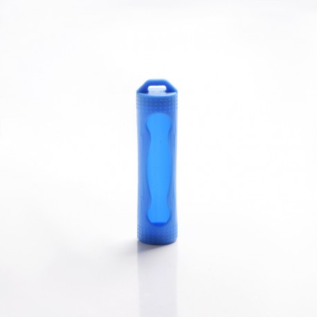 [Ships from Bonded Warehouse] Protective Case Sleeve for 18650 Battery - Blue, Silicone