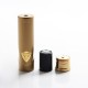 Authentic ThunderHead Creations THC Tauren Max Hybrid Semi-Mechanical Vape Mech Mod with X Chipest - Gold, 1 x 18650/20700/21700