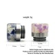 Authentic VapeSoon DT410 810 Drip Tip for SMOK TFV8 / TFV12 Tank / Kennedy / Reload RDA Atomizer - Blue, Resin + SS, 17mm