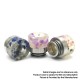 Authentic VapeSoon DT410 810 Drip Tip for SMOK TFV8 / TFV12 Tank / Kennedy / Reload RDA Atomizer - Blue, Resin + SS, 17mm