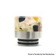Authentic VapeSoon DT410 810 Drip Tip for SMOK TFV8 / TFV12 Tank / Kennedy / Reload RDA Atomizer - Orange, Resin + SS, 17mm