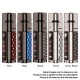 Authentic Wismec R40 40W 1700mAh VW Variable Wattage Pod System Mod Starter Kit - Sapphire, 3.0ml, 0.3ohm / 0.8ohm