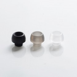 Authentic Yachtvape Pandora MTL RTA Atomizer Replacement Drip Tip Set - Black + Grey + Clear, PC + POM + Acrylic (3 PCS)