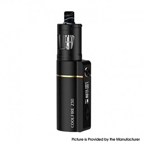 [Ships from Bonded Warehouse] Authentic Innokin Coolfire Z50 50W 2100mAh VW Box Mod Kit with Zlide Tank - Black, 6~50W, 4ml