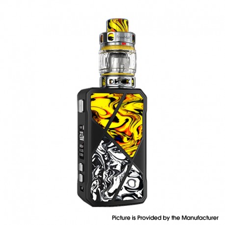 [Ships from Bonded Warehouse] Authentic FreeMax Maxus 200W TC VW Box Mod + M Pro 2 Tank Kit - Yellow Black, 1/2 x 18650, 5~200W