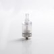 Authentic Phevanda Memo MTL RTA Rebuildable Tank Vape Atomizer - Silver, 316 Stainless Steel + PC, 3.5ml, 22mm Diameter