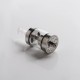 Authentic Phevanda Memo MTL RTA Rebuildable Tank Vape Atomizer - Silver, 316 Stainless Steel + PC, 3.5ml, 22mm Diameter