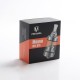 Authentic Phevanda Memo MTL RTA Rebuildable Tank Vape Atomizer - Silver, 316 Stainless Steel + PC, 3.5ml, 22mm Diameter