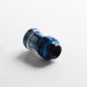 Authentic GeekVape Zeus X Mesh RTA Rebuildable Tank Vape Atomizer - Blue, SS + Glass, 4.5ml, 0.17ohm / 0.20ohm, 26mm Diameter