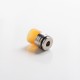 Authentic Reewape AS311 Anti-Spit 810 Drip Tip for SMOK TFV8 / TFV12 Tank / Kennedy / Battle / Reload RDA - Yellow, Resin, 20mm