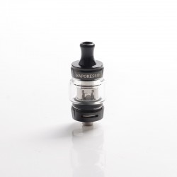 Authentic Vaporesso GTX 18 MTL / DTL Sub Ohm Tank Clearomizer - Black, SS + Glass, 3ml, 0.8ohm / 1.2ohm, 22mm Diameter