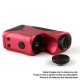 Authentic Dovpo College DNA60 60W TC VW Variable Wattage Box Mod - Red, 1~60W, 1 x 18650, EVOLV DNA60 chipset