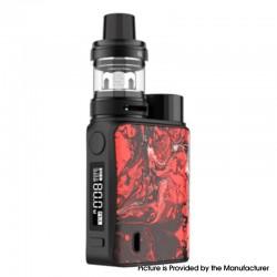 Authentic Vaporesso SWAG II 80W VW Box Mod w/ NRG PE Tank Atomizer Kit - Flame Red, 5~80W, 1 x 18650, 3.5ml, 0.15 / 0.5ohm