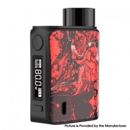 Authentic Vaporesso SWAG II 2 80W VW Variable Wattage Box Mod - Flame Red, 5~80W, 0.03~5.0ohm, 1 x 18650