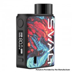 Authentic Vaporesso SWAG II 2 80W VW Variable Wattage Box Mod - Lava, 5~80W, 0.03~5.0ohm, 1 x 18650