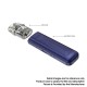 Authentic Artery MT4 11W 480mAh Pod System Starter Kit - Blue, 2.0ml, 1.0~1.2ohm