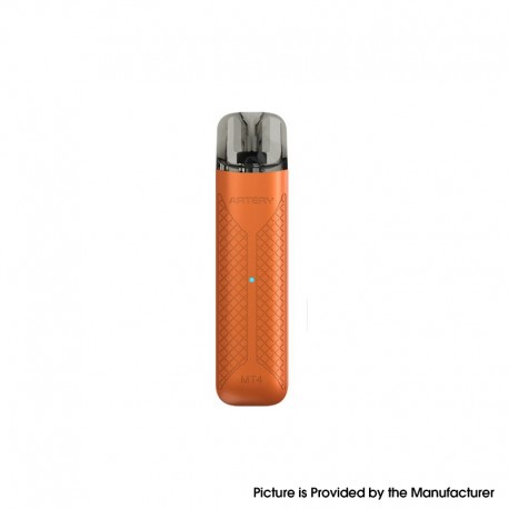 Authentic Artery MT4 11W 480mAh Pod System Starter Kit - Orange, 2.0ml, 1.0~1.2ohm