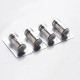 Authentic Dovpo Replacement Coil Head for The Ohmage Sub Ohm Tank - Silver, 0.16ohm (30~45W) (4 PCS)