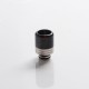 Authentic Reewape AS297F Replacement Anti Split 510 Drip Tip for RDA/RTA/RDTA/Sub-Ohm Tank Atomizer - Black, Resin + SS, 20mm